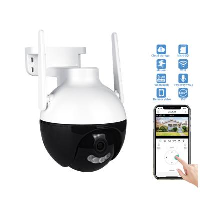China 800W Pixel Outdoor Smart PTZ IP Security Camera With Color Night Vision for sale