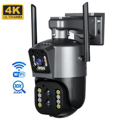 China Outdoor 4K PTZ Wifi Camera Auto Tracking Home Safe Alarm System for sale