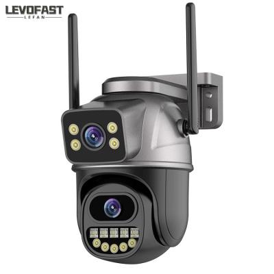 China Dual Lens WiFi CCTV Camera Monitor 360 Degree Home Camera Remote Outdoor Night Vision 4G Photography Camera for sale