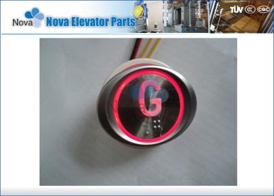 Chine Composants d'ascenseurs à C.A. 12V/à C.A. 24V, bouton poussoir d'ascenseur d'Eletric en rouge à vendre