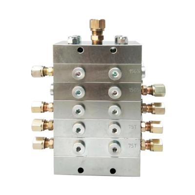 China JPQ1(2) Chip progressive distribution valve Pressurized grease separator for sale