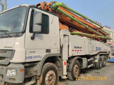China 2015 Zoomlion Used Concrete Pump Truck 56 Meter Remanufactured for sale
