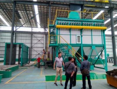 China Máquina de la galvanización del cinc con el sistema de la utilización del calor residual del humo en venta