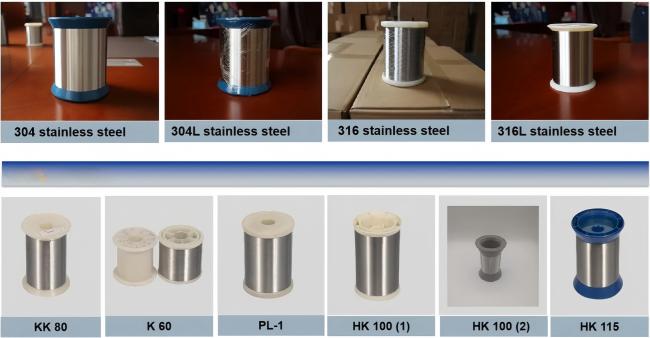 Stainless steel microwires product sample