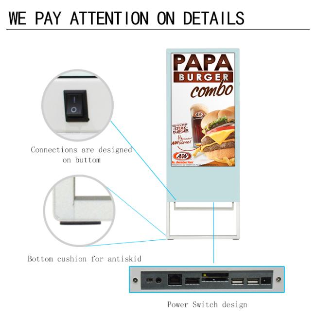 43 inch 1080P portable lcd advertising player digital signage display monitor