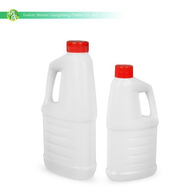 China Botella de condimento de plástico PE blanca 1000ml 1100ml 1600ml 1900ml 2000ml botella de salsa de soja botella de aceite de sésamo y vinagre en venta