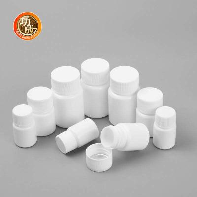 China Pharmaceutical HDPE Plastic Pill Bottle Press Screw Cap Empty Medicine Bottles for sale