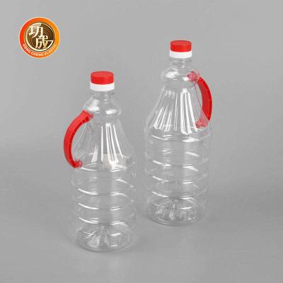 China Custom Clear Plastic Condiment Bottles 1680ml Peanut Oil Bottle for sale