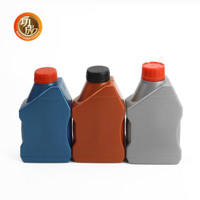China free sample empty pe 1l gasoline motor oil engine Fuel Oil hdpe lubricant bottle for sale