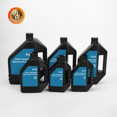 Chine Étiquette personnalisée PCR vide 1L huile de moteur anti-gelée Lubrifiants bouteille en plastique moteur Bouteille d'huile à vendre