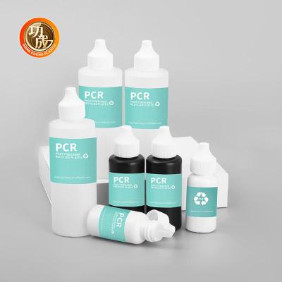 Китай 30 мл 50 мл 120 мл Экологически чистые косметические шампуни из ПКР пластиковые бутылки для сжатия с витками продается