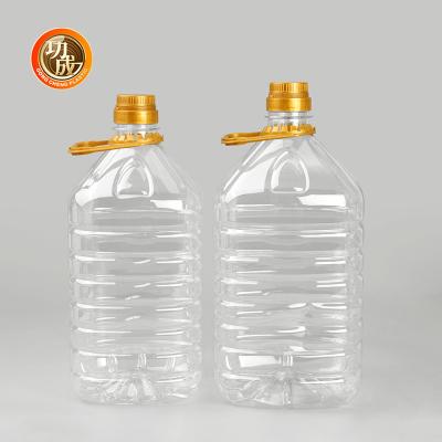 China Food Grade Cylinder Plastic Condiment Bottles Screw On Lid For Seasonings / Condiments for sale