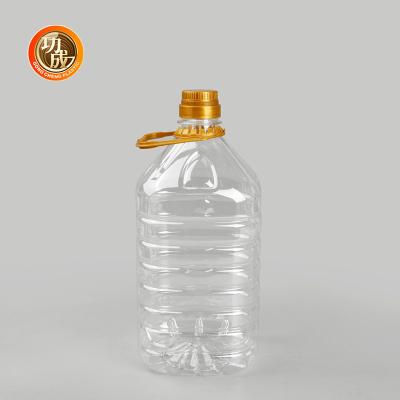 China Food Grade Clear Plastic Condiment Bottles Seasonings Cylinder Packaging 1000ml-1800ml for sale