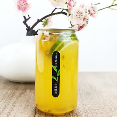 China 330ml Clear Plastic Container Bottles Cold Pressed Juices Homemade Beverages for sale