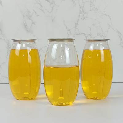 China Envases de plástico duraderos para bebidas de 500 ml en forma de oliva en venta