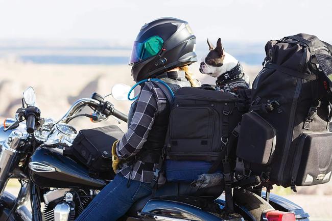SAMPLE Portable Weather Resistant Motorcycle Dog Cat Carrier Crate for Luggage Rack or Passenger Seat