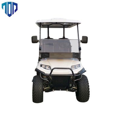 China Maximum Speed 25Km/h 48V / 5kw 4 Seater Lifted Golf Cart With Rear Seats for sale