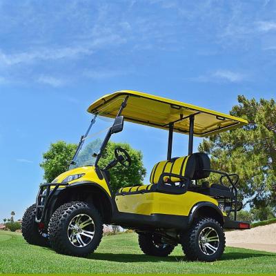 China Customizable Color EV2+2G Electrical Golf Cart 25mph Fast Speed for sale