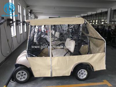 China LVTONG A627 4 Seater Golf Cart Waterproof Beige Rain Cover for sale