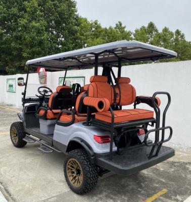 China 6 Person Electric Golf Cart 4 Wheel Disc Brake 10 Inch TFT IP66 Display 6 Seater à venda