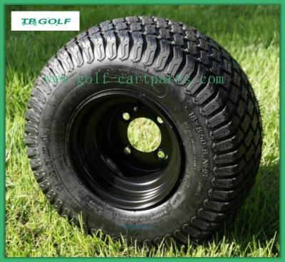 China Certificación para uso general del CE de los neumáticos del carro de las ruedas y de los neumáticos del carro de golf del negro de 8 pulgadas en venta