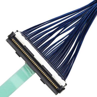 China LVDS LCD Display Edp Cable Assembly HRS DF80-40P-0.5SD lvds display connector for sale