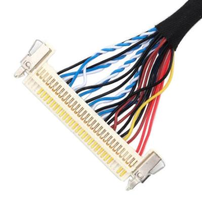 China 24pin MOLEX 504186-2400 30pin JAE FI-X30HL LCD LVDS Cable Assembly Length customize for sale