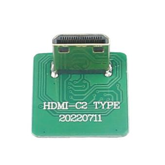 China Mini Hdmi Cable Adaptador mini Hdmi-C2 a Ipex 20525-020E-02 a la tabla Conector lateral de paso 0.4 mm en venta