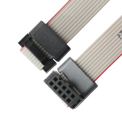 China IDC FC-10Pin 2.54mm Pitch UL2651 28AWG*10P Idc Flat Ribbon Cable 1.27mm Pitch 10 Pin For Electronic OEM/ODM for sale