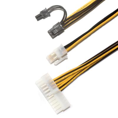 China Custom Wire Harness 4 Pin  Molex 39 01 2040 Female To Male cable for sale