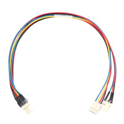China JST JH 2.5mm 4 Pin Molex 4 Wire Fan Y Cable Assembly lvds 4 pin connector cable for sale