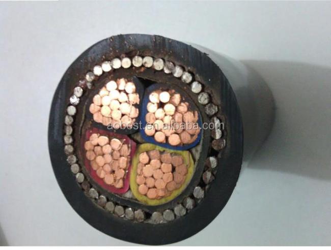 2020year main cable 400mm2 Copper conductor SWA armoured underground Cable