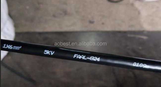 5000V FAA L-824 Type C Black Airfield Lighting Cables with non-sheild /screen CU/XLPE/PVC