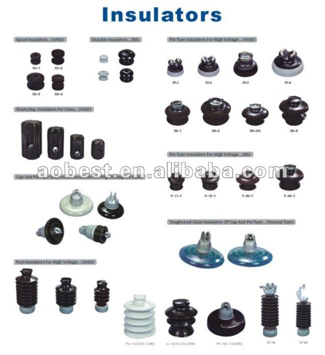 Medium voltage toughened glass disc suspension insulator