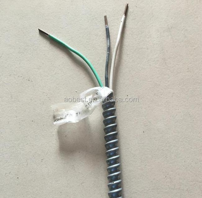 Standard Copper Conductor 12/2 MC Cable