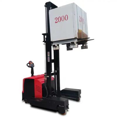 China 1500kg-2000Kg Electric Pallet Stacker 3m Lifting Height Multi Directional Narrow Aisle for sale