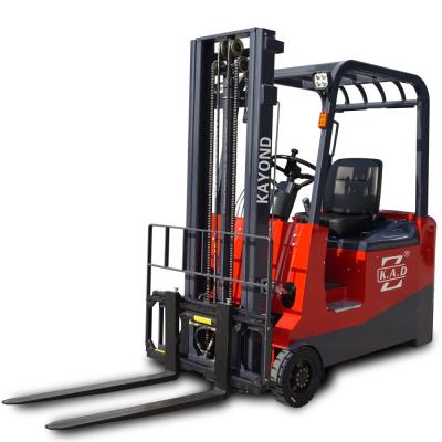 China CPD1530 1500kg 4 Wheel Compact Electric Battery Operated Forklift for sale