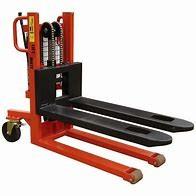China Manual Stacker Portable 1500Kg Capacity Hand Hydraulic Stacker Truck for sale