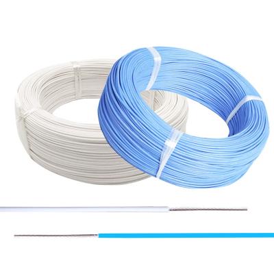 China 250 Degree PFA Coated Wire Silver Plated Copper Cable Single Core 600V for sale