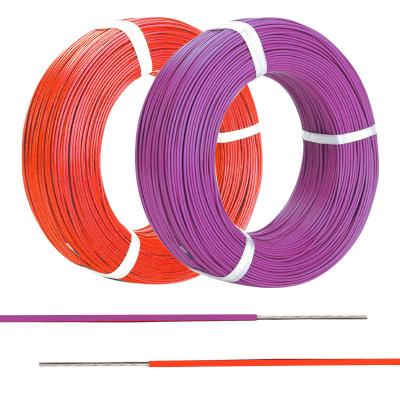 China Stranded high temperature Coated PTFE Insulated Wires 18 20 22 AWG For Outdoor Lighting for sale