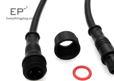 China Dc Power Cord 2 Pole Plug 2 Hole Led Bulb Light Connector Outdoor Mini 2 Pole Waterproof Cable for sale