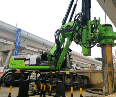 China Telescopic Restricted Space Piling Rig 200kN Crowd Force With 600mm Diameter for sale