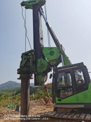 China Diesel Low Headroom 20t Piling Rig 60m 200kNm Rotary Torque 30rpm for sale