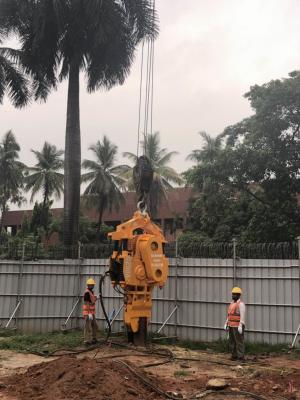 China Low Maintenance 60kw Electric Vibro Pile Hammer For Sheet Pile for sale