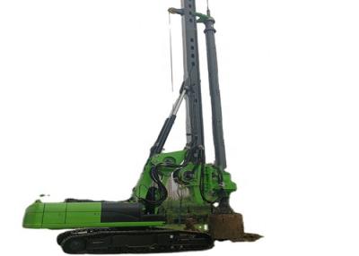 China 165kNm 80m/Min Hydraulic Pile Machine Hole Rotary Auger Drilling Rig 1500mm for sale