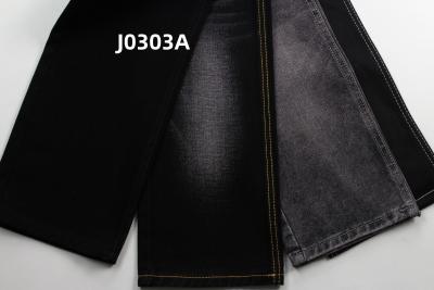 China Hot Sell 11.5 Oz  Sulfur Black  Rigid  Woven Denim Fabric For Jeans for sale