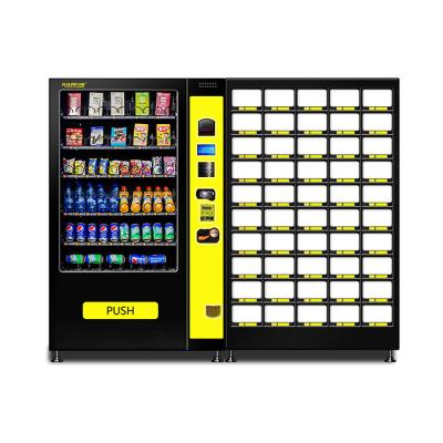 China OEM Fresh Fruit Vending Machine Combo With Locker 4G Network for sale