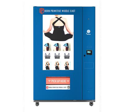 China Big Touch Screen Clothing Vending Machines For Yoga Suits Swimming Suits for sale
