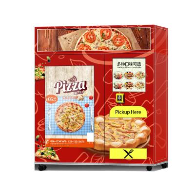 China Touch Screen Pizza Vending Machine With Heating System and Bakery System for sale