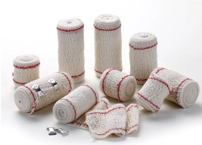 China Disposable Hemostasis Medical Bandage Red Line Elastic Crepe Bandage for sale